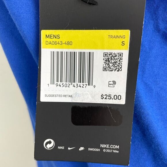 NWT The Nike Tee Athletic Dri-Fit -Shirt Size S - Picture 4 of 7